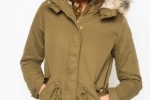 Zelena parka jakna