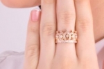Zlatni prsten u obliku krune